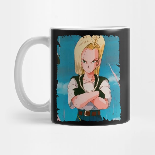 ANDROID 18 MERCH VTG by Melesz.Ink Tattoo